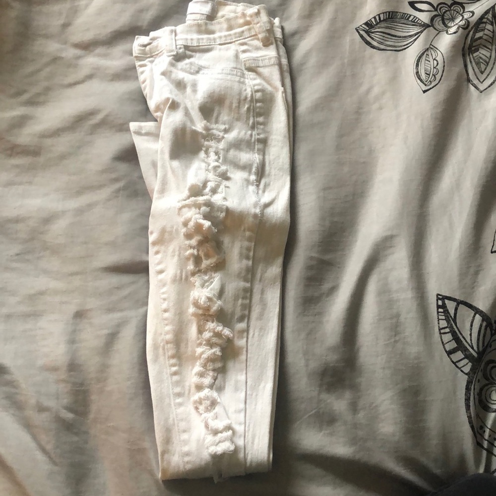 White Highwasted Skinny Jeans